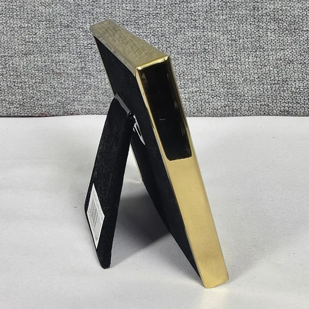SOLID BRASS PHOTO FRAME – HAND POLISHED & LACQUER COATED – 4x4